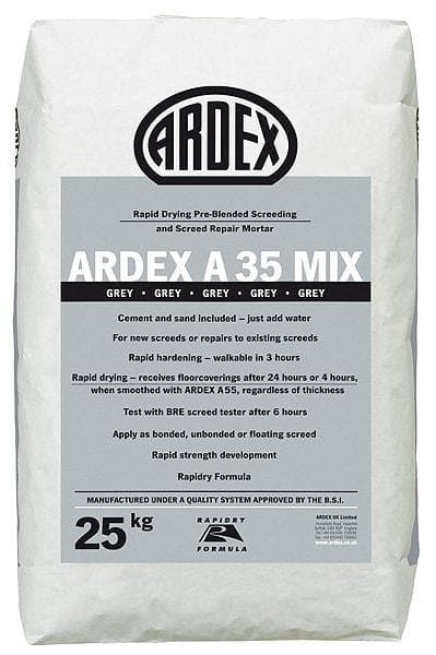 Ardex A35 Rapid Cement -  Tzursteel