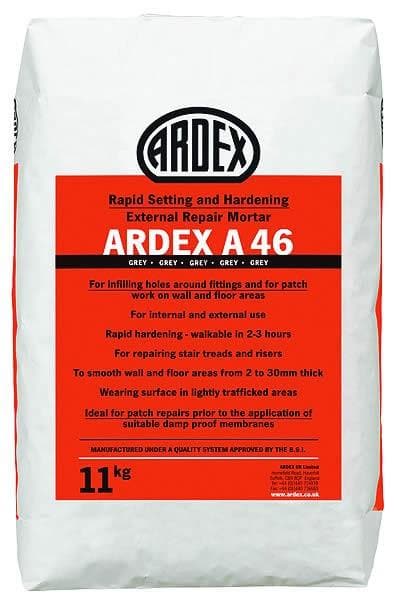 Ardex A46 Rapid Set Ext Mortar -  Tzursteel