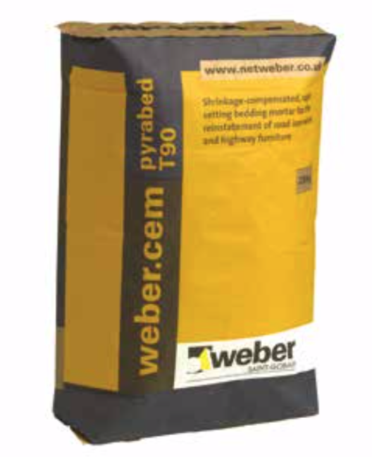 Webertec Bedding Mortar 25kg -  Tzursteel