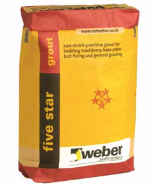 Weber 5 Star Grout 25kg -  Tzursteel