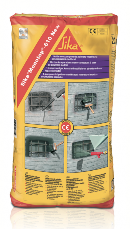 Sika Monotop 612 Repair Mortar 25kg -  Tzursteel