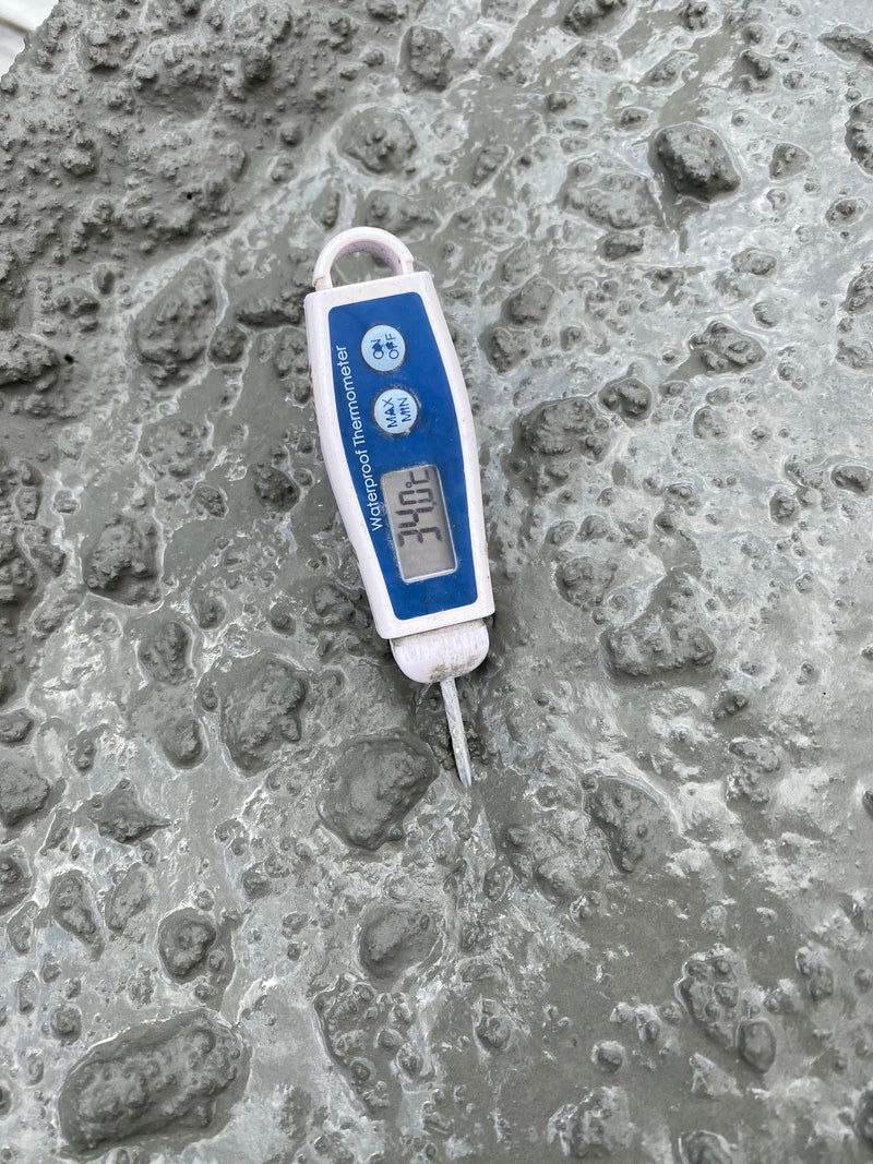 Concrete Digital Thermometer -  Tzursteel